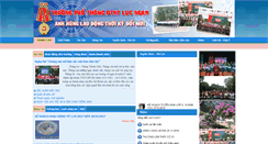 Desktop Screenshot of dtntlucngan.edu.vn