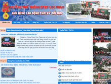 Tablet Screenshot of dtntlucngan.edu.vn